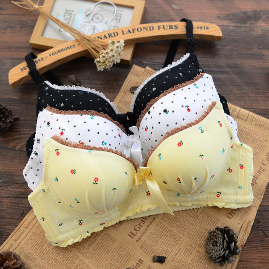 Women's fancy Wirefree Comfort Sexy Bra & Panty Set (Pack of 3)